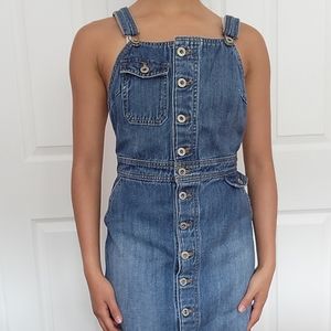 Lucky Brand midi denim dress